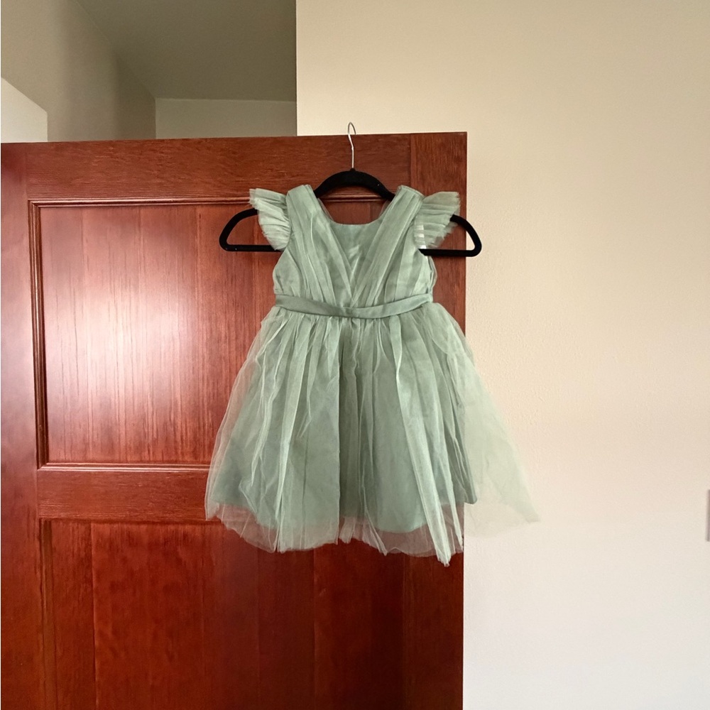 Mint Green Tulle Party Dress